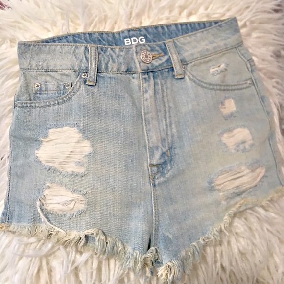 BDG Cheeky Distressed Shorts - Picture 1 of 2
